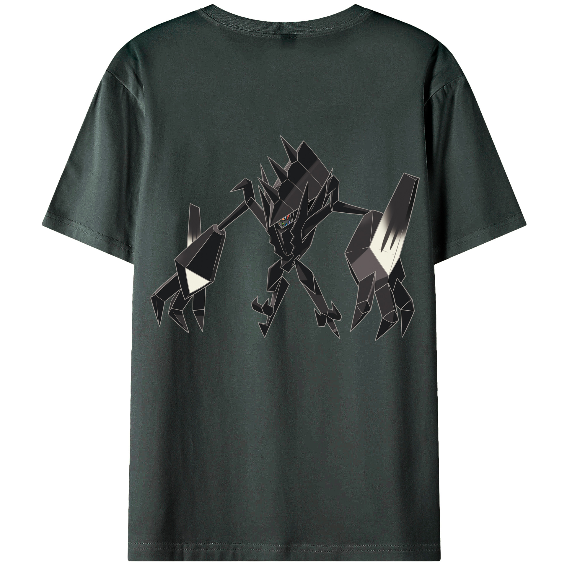 （画像用） ポケットモンスター Pokémon 綿100％ メンズ半袖Tシャツ（バックプリント） 通気性